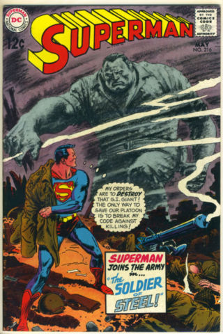 SUPERMAN #216 © May 1969 DC Comics